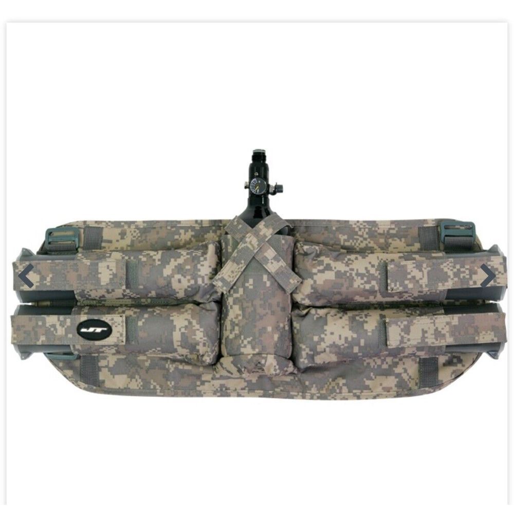 JT Paintball 4+1 Pod Pack Harness Digital Camo ACU Tactical Tank Holder Belt